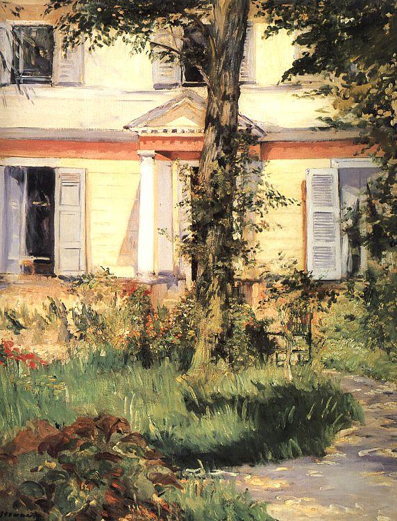 Edouard Manet The House at Rueil Sweden oil painting art